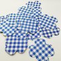 Forminha para Doces 30 Unidades Azul Xadrez Kaixote