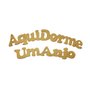 Frase MDF Aqui Dorme um Anjo Cod 5037