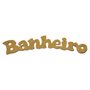 Frase MDF Banheiro Cod 5039