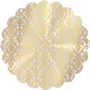 Fundo Tapetinho Nº9 Ouro Metalizado Arabesque C/ 100un Cromus