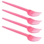 Garfo de Sobremesa Rosa C/50 Unidades Prafesta