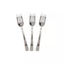 Garfo Sobremesa Plástico Inox Com 10 Unidades Silverplastic
