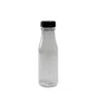 Garrafa p/ Suco PET 300ml c/ 10un Galvanotek Tampa Preta G3530