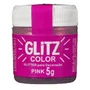 Glitter Comestível Rosa Holográfico Glitz 5g
