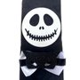 Gravata Halloween Tecido Jack Skellington Esqueleto Badulake