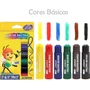Guache Bastão 10ml 06 Cores Acrilex