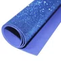 Kit 05 Cartolinas EVA com Glitter Azul Escuro Seller