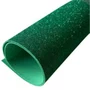 Kit 05 Cartolinas EVA com Glitter Verde Escuro Seller