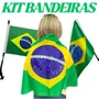 Kit Bandeiras do Brasil – Carro / Moto / Tecido