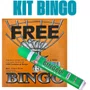 Kit Bingo Cartela + Marcador Verde Tamoio