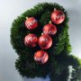 Kit Bolas de Natal 6cm Vermelho Dizeres Frases 6 Un Global