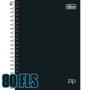 Kit Cadernos Universitário + Caderneta Zip Preto Tilibra