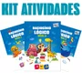 Kit Cartilhas Raciocínio Lógico Níveis 1, 2 e 3 (+3 Anos) Tilibra