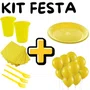 Kit de Festa Embalagens Amarelo