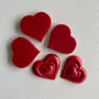 Kit de Formas Acetato Aplique Corações Cód.9983 com 05 Unidades BWB