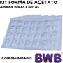 Kit de Formas Acetato Apliques Bolas e Botas Cód.10372 com 05 Unidades BWB
