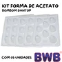Kit de Formas Acetato Bombom Dantop Cód.479 com 05 Unidades BWB