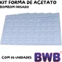 Kit de Formas Acetato Bombom Frisado Cód.139 com 05 Unidades BWB