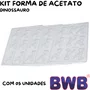 Kit de Formas Acetato Dinossauro Cód.9662 com 05 Unidades BWB