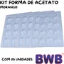Kit de Formas Acetato Morango Cód.146 com 05 Unidades BWB