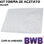 Kit de Formas Acetato Ovos Fritos Cód.9677 com 05 Unidades BWB