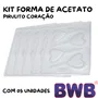 Kit de Formas Acetato Pirulito Coração Cód.263 com 05 Unidades BWB