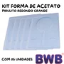Kit de Formas Acetato Pirulito Redondo Grande Cód.9465 com 05 Unidades BWB