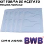 Kit de Formas Acetato Pirulitos Morangos Cód.156 com 05 Unidades BWB
