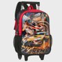 Kit Escolar Mochila Com Rodas Lancheira Térmica e Estojo Vermelho Fast Machine Clio