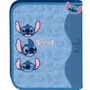 Kit Escolar Stitch Fichário + Estojo Pelúcia DAC