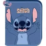 Kit Escolar Stitch Fichário + Estojo Pelúcia DAC