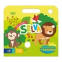 Kit Folhas para Colorir Selva com 16 Páginas + 50 Adesivos Tilibra