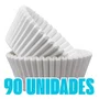 Kit Forminha Forneável Cupcake Grande Branca C/ 90 Unidades Ultrafest