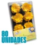 Kit Forminha para Doces Style Amarelo C/ 80 Unidades Ultrafest