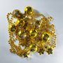 Kit Natalino Bolas 4cm e Enfeites Dourado 18 Uni Global