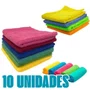Kit Pano de Microfibra Cores Sortidas C/ 10 Unidades Chessed
