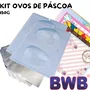 Kit Para Ovo de Páscoa 150g com Forma e Embalagem BWB