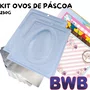 Kit Para Ovo de Páscoa 250g com Forma e Embalagem BWB