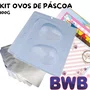Kit Para Ovos de Páscoa 100g com Forma e Embalagem BWB