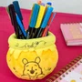 Kit Pooh Pelúcia Caderno e Organizador DAC