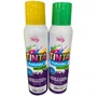 Kit Tinta de Cabelo Spray Verde e Amarelo 150ml Aeroflex
