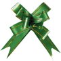 Laço Pronto 18mm Pequeno Verde Listra Ouro Best Pct C/ 10 Un