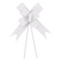 Laço Pronto 23mm Médio Branco com 10 Unidades Cromus