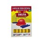 Lápis De Cera Estaca Amarelo com 12 Unidades Delta