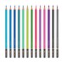 Lápis de Cor 12 Cores e 1 Lápis 6B Aurora Boreal Vibes Tris