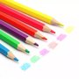 Lápis de Cor 6 Cores Neon Sextavado Madeira BRW Modelo LP0016