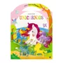 Livro Colorir Unicórnios C/ 5 Mini Unicórnios Brasileitura