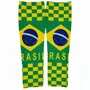 Manguito Manga Bandeira Brasil Tecido Par