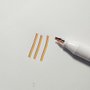 Marcador Duas Linhas 0,5mm Marrom e Laranja Soul Brw