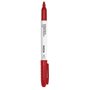 Marcador Para Quadro Branco Vermelho 4 Mm Slim Bazze